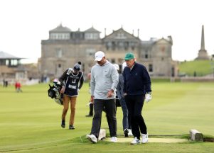 Dermot Desmond ‘targeted with tennis balls’ in Celtic fan protest on St Andrews golf course