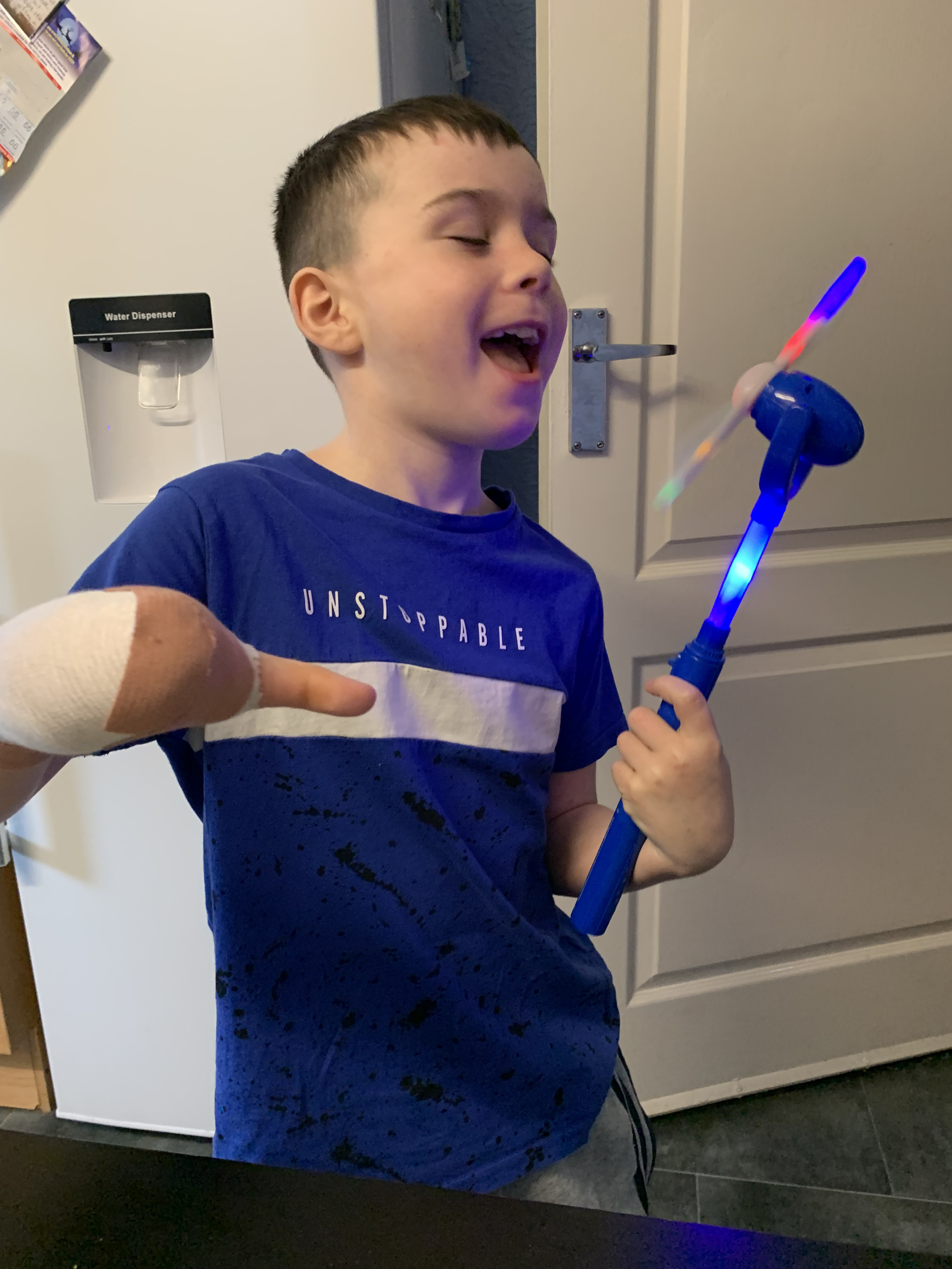 Riley has had to adapt to life with his injuries