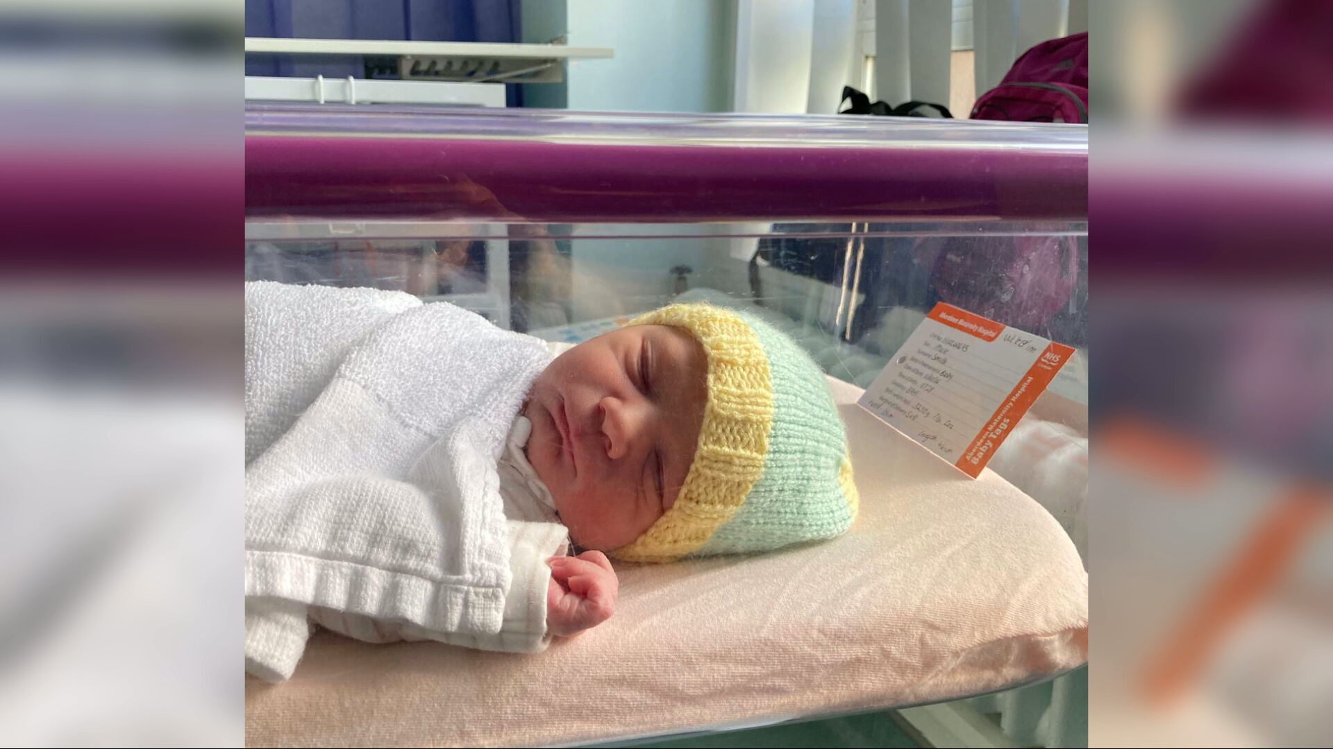 Baby Braeson was delivered in the back of an ambulance