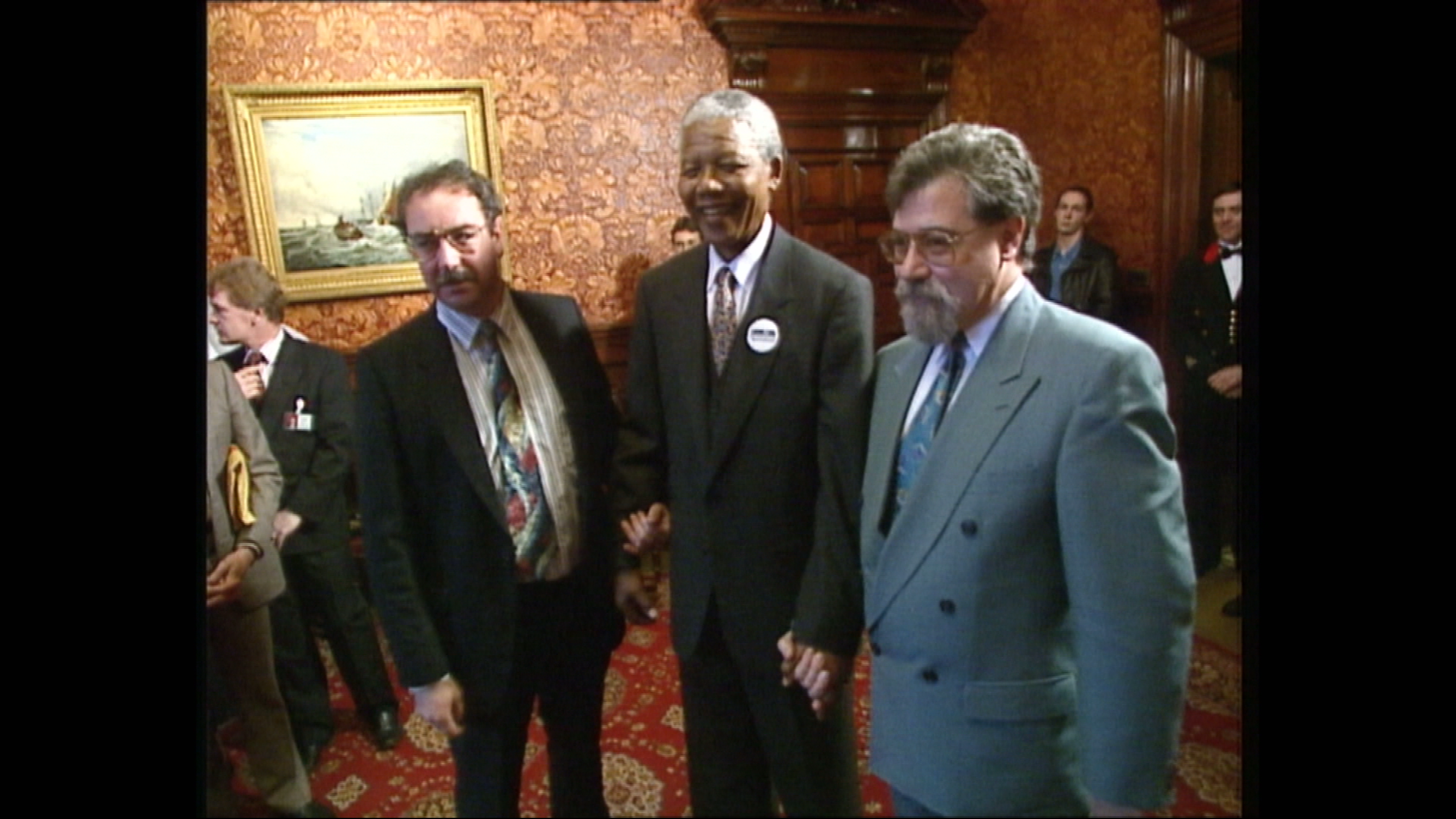Mandela in Glasgow on October 9 1993