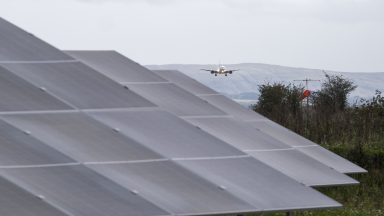 Glasgow Airport opens solar farm set to supply 25% of its electricity