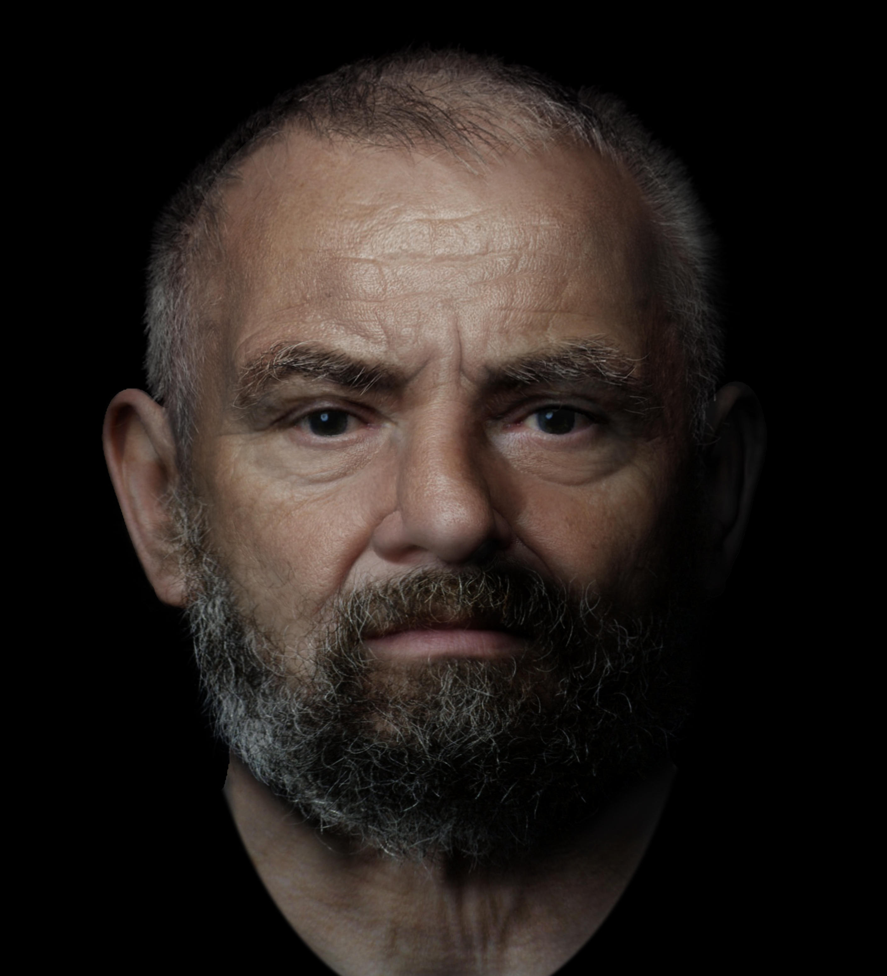 The face of a man who died on the Roman frontier in Scotland almost 2,000 years ago has been revealed in a facial reconstruction carried out ahead of a major exhibition.