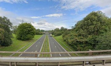 A77 closed at rush hour after two-vehicle crash at Bellfield interchange
