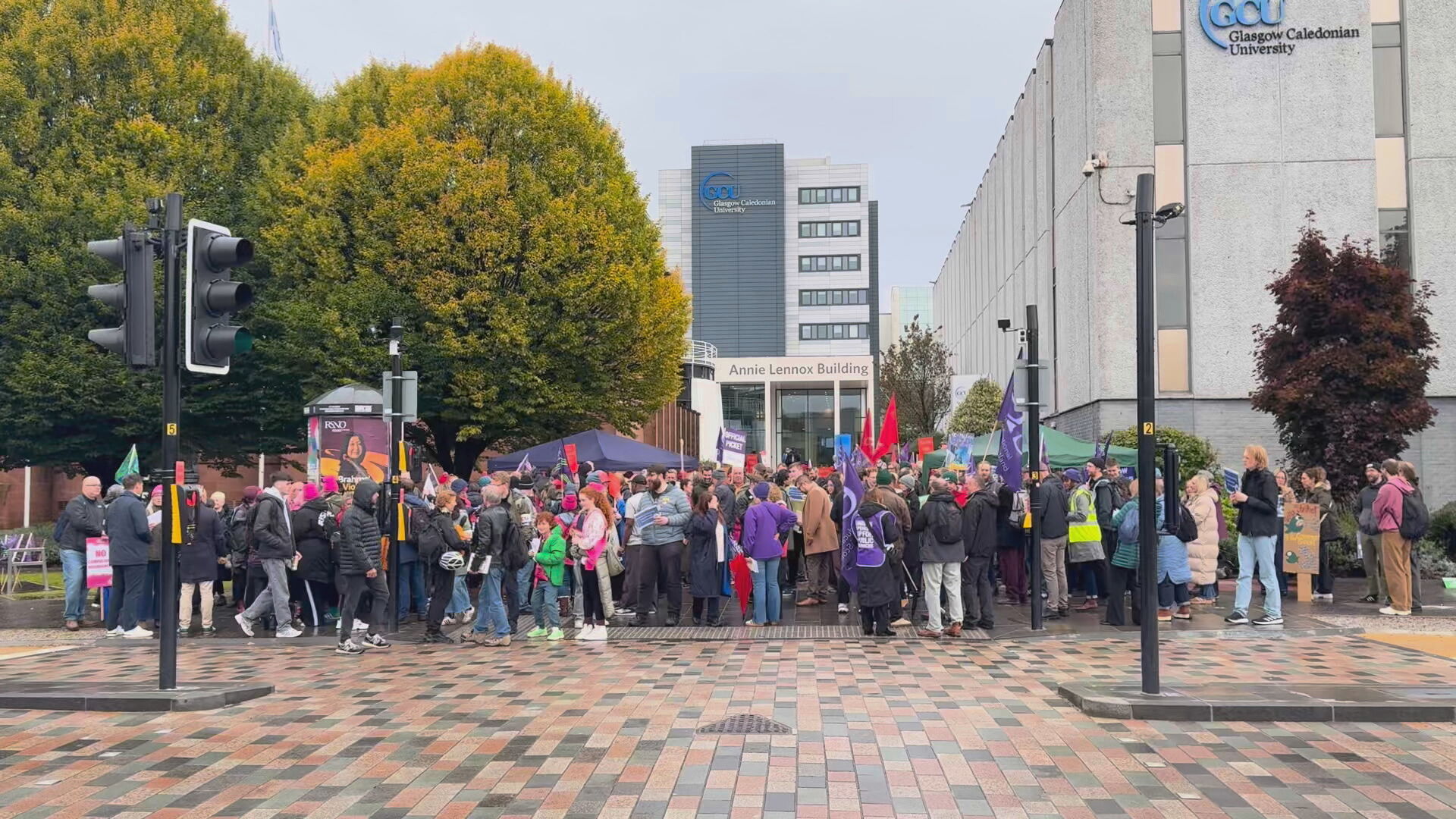 It is the first time all four unions have walked out together