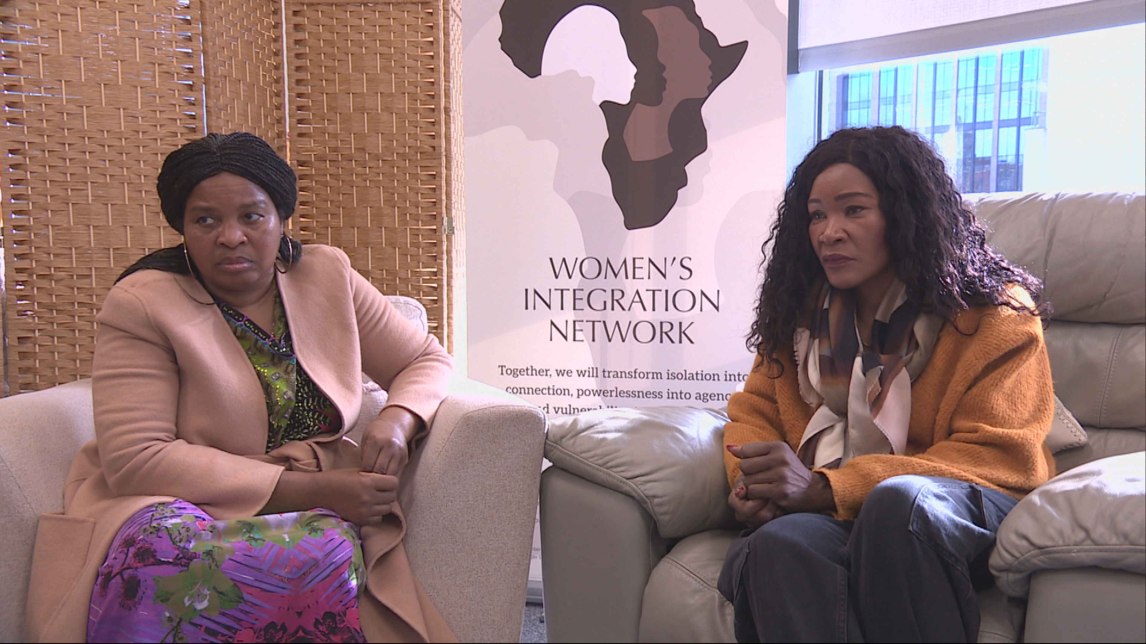 Maria with Olivia Ndoti from the Women's Integration Network