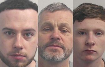 Trio jailed for sectarian attack on Celtic supporter who suffered brain bleed 