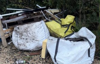 Staff left ‘heartbroken’ by fly-tipping at crematorium car park in East Renfrewshire