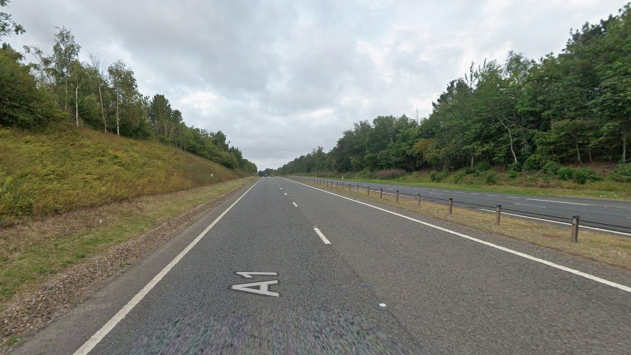 Man, 39, dies after being found at side of A1 near Dunbar