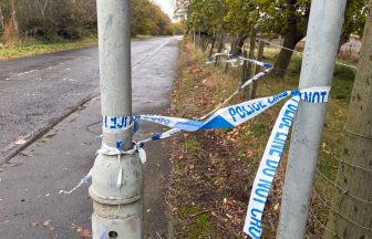Two men dead after three car crash closes road in Bathgate