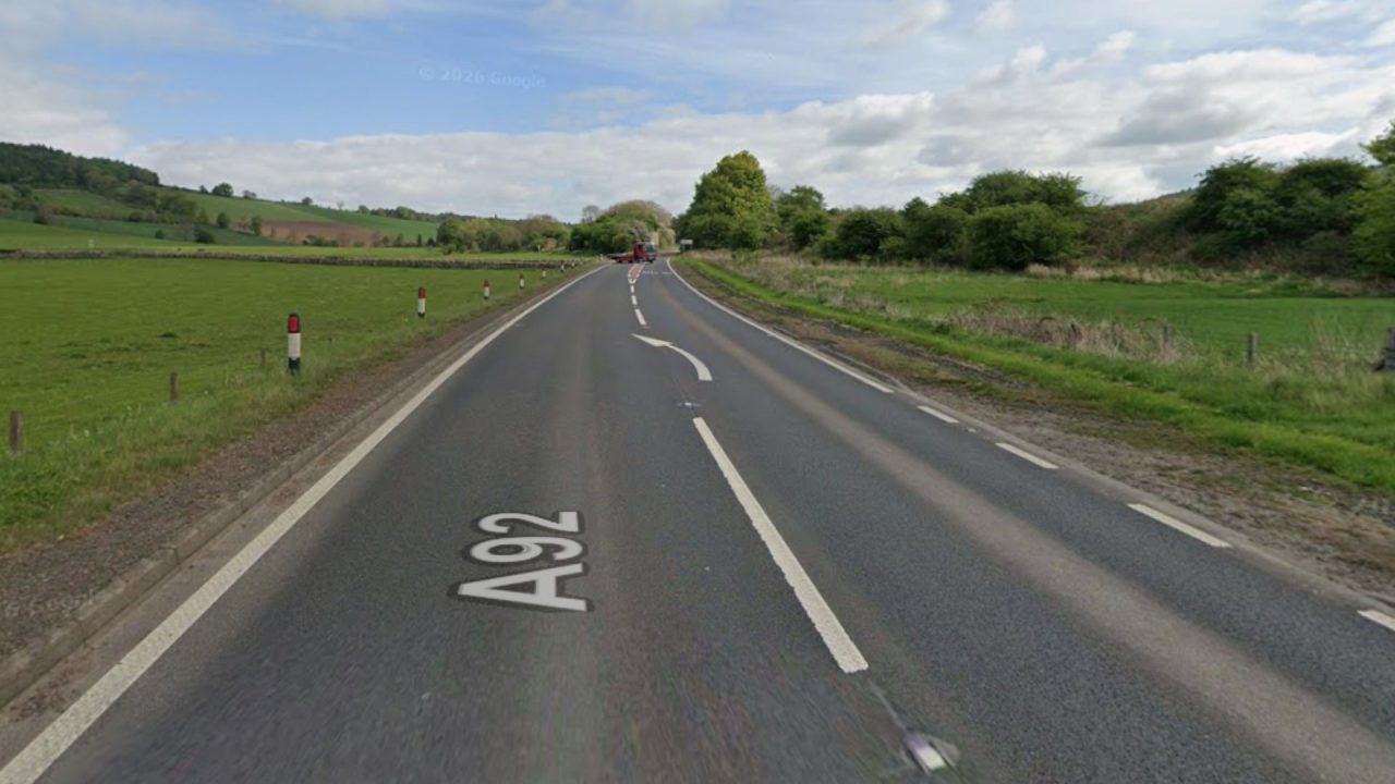 Female passenger, 24, dies and driver in hospital after three-vehicle crash in Fife